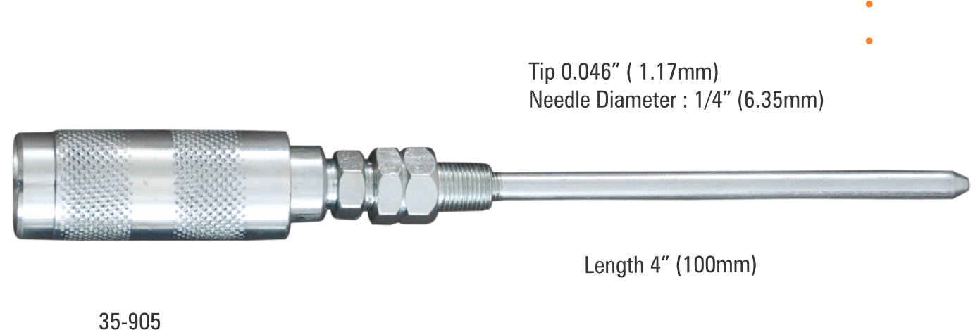 Toledo 305239 15mm Grease Gun Needle Nose Dispenser / Adaptor – Famous Toledo Brand
